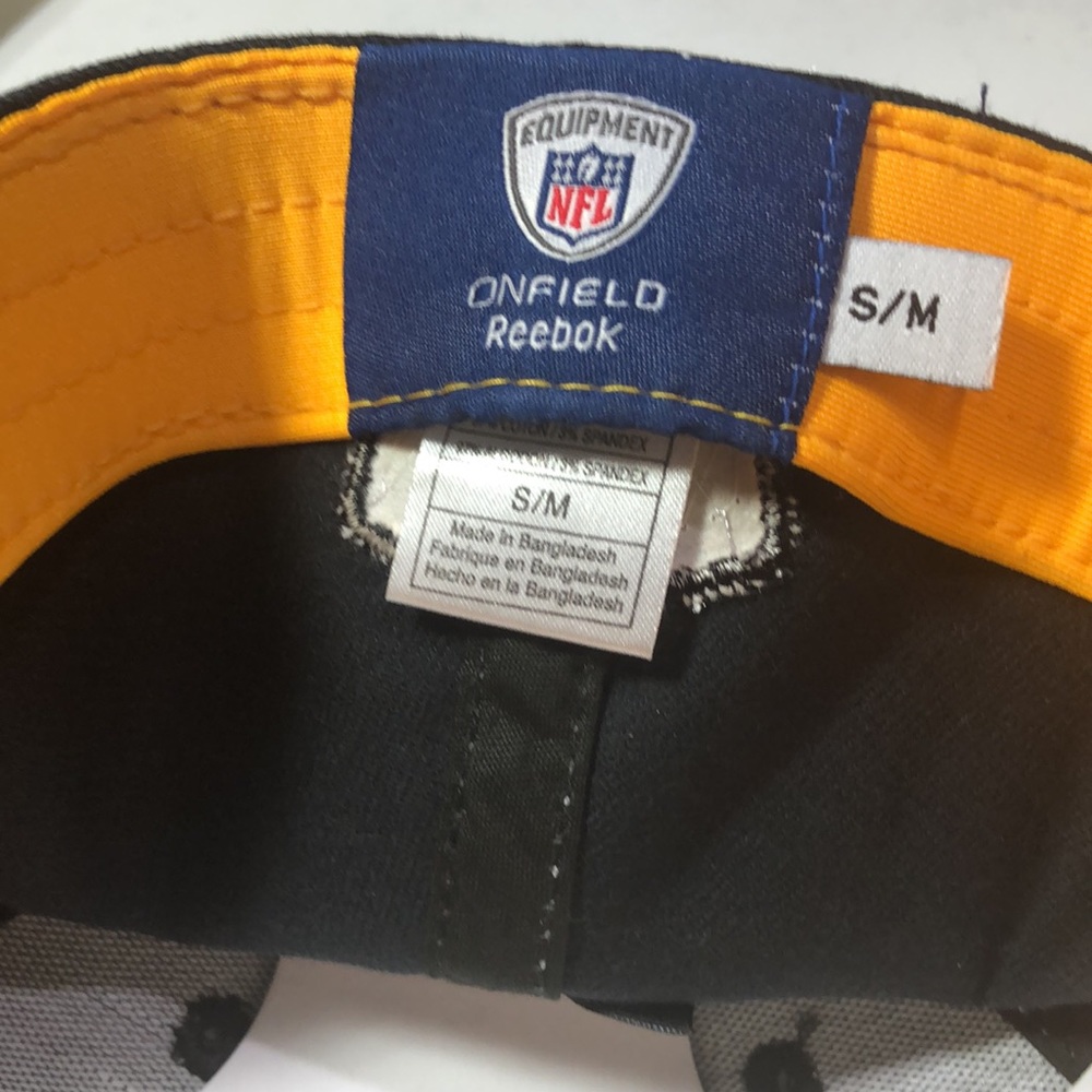 Pittsburgh Steelers NFL Reebok Player Sideline On Field Hat Cap Men’s S/M - Picture 4 of 5